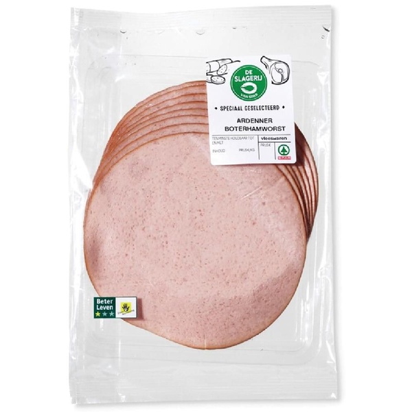 Ardenner boterhamworst 125gr 1 KG