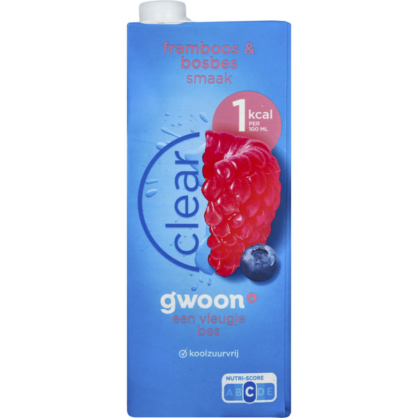 G'WOON clear framboos bosbes 1.5 LT