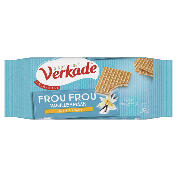 VERKADE frou frou vanille. 150 GR
