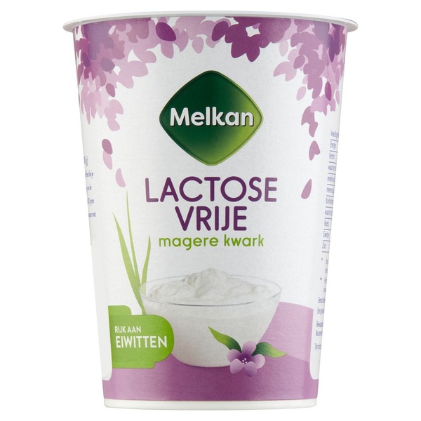 MELKAN kwark mager naturel lactosevrij 5 500 GR