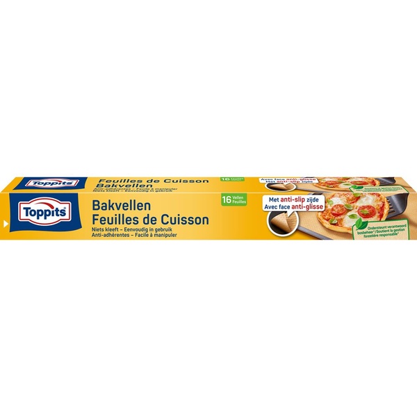 TOPPIT bakvellen anti-slip 16 vel 16 ST