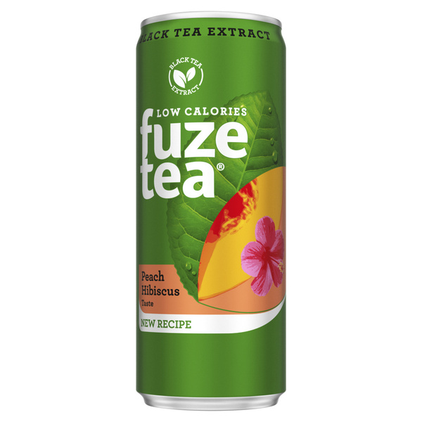 FUZE peach hibiscus blik 250 ML