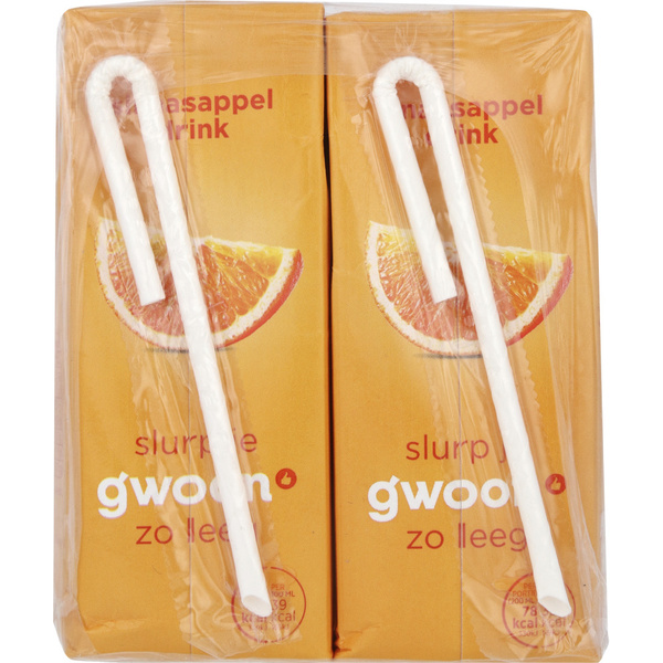 G'WOON sinaasappeldrink 10x200ml 10 ST