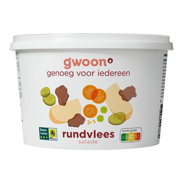 G'WOON rundvleessalade 1 KG