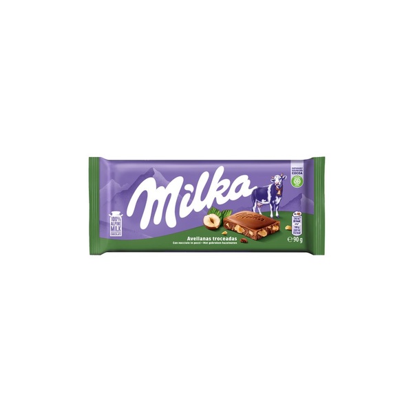 MILKA tablet gebroken noot 90 GR