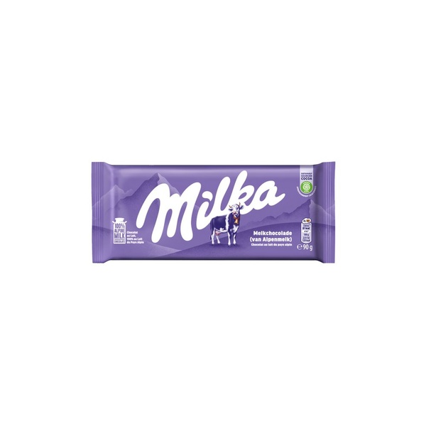 MILKA tablet alpenmelk 90 GR