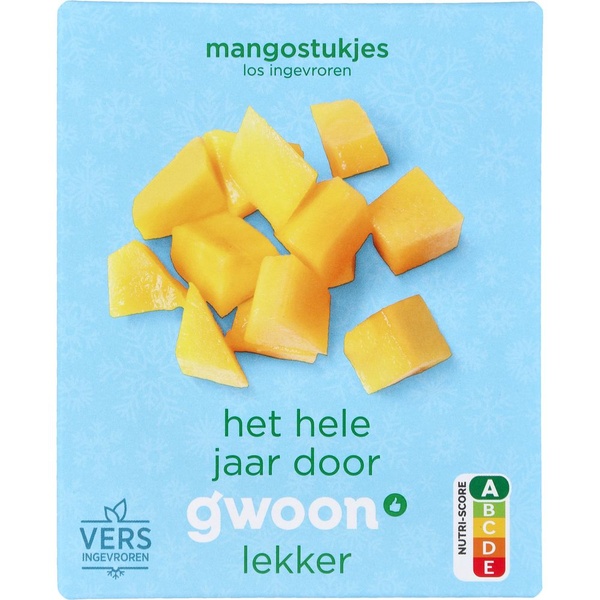 G'WOON mango blokjes 250 GR