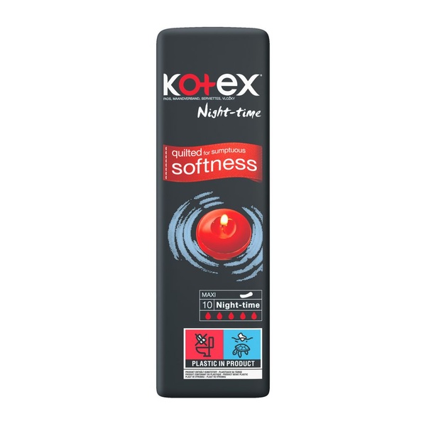 KOTEX maxi night 10st 10 ST