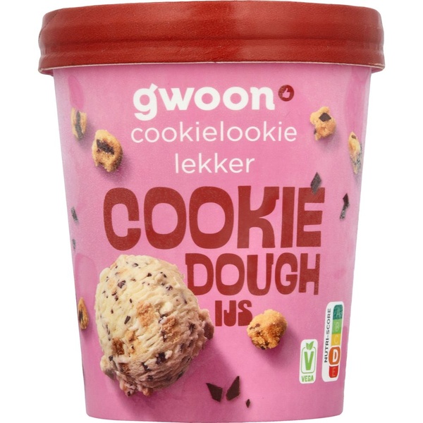G'WOON ijsbeker cookie dough 500 ML