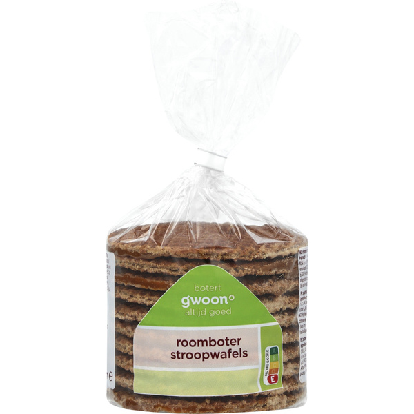 G'WOON roomboter stroopwafels 400 GR
