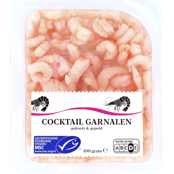Cocktail garnalen 100 GR
