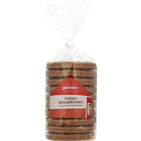 G'WOON stroopkoeken 320 GR