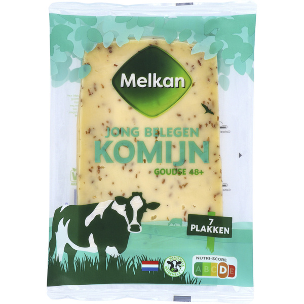 MELKAN gouda komijn 48+ plak 1 ST