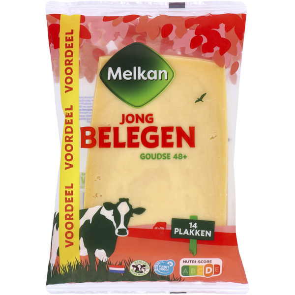 MELKAN gouda jong bel 48+ plak 1 ST