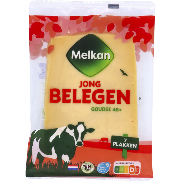 MELKAN gouda jong bel 48+ plak 1 ST