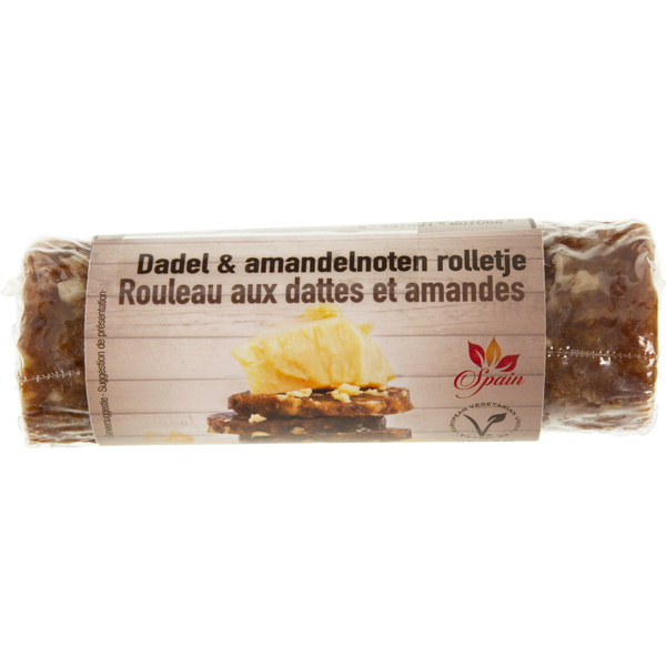 PAIARROP dadel/ amandel rol 180 GR