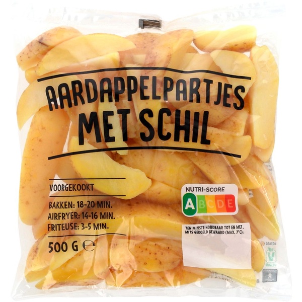 Aardappel naturel partjes 500 GR