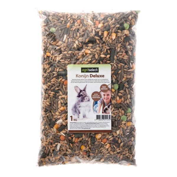 AGRISELE konijnenvoer deluxe 1 KG