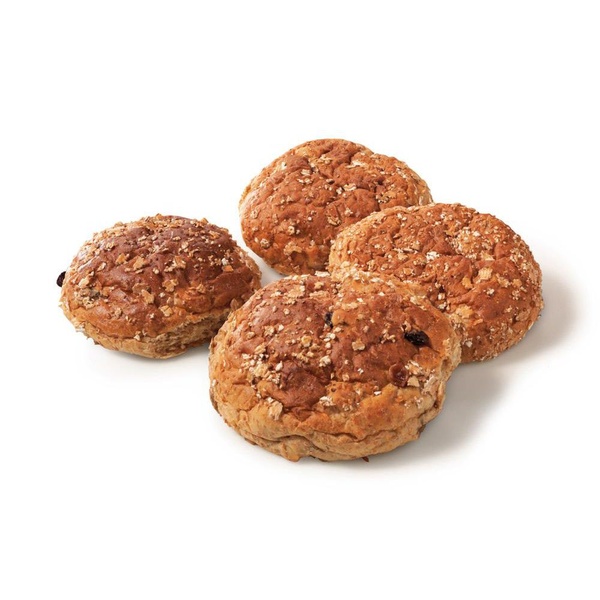Lokale B zachte mueslibollen bruin 4 ST