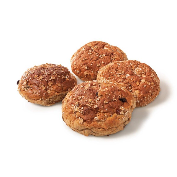 DEBAKKER zachte mueslibollen bruin 4 ST