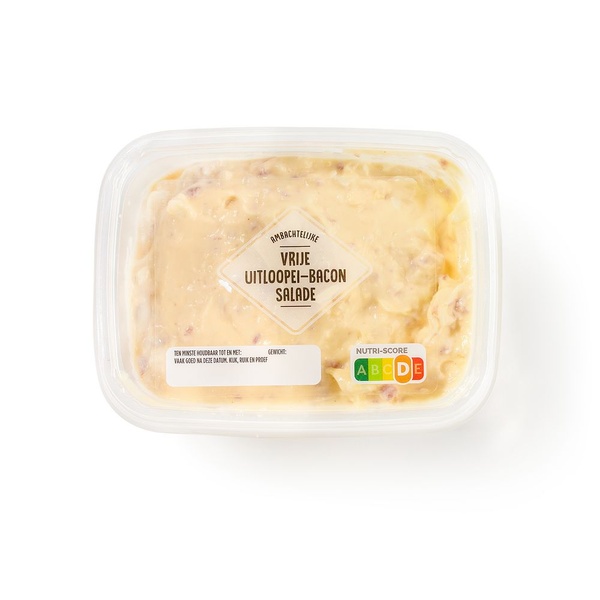AMBACHTE vrije uitloop eibacon salade 150 GR