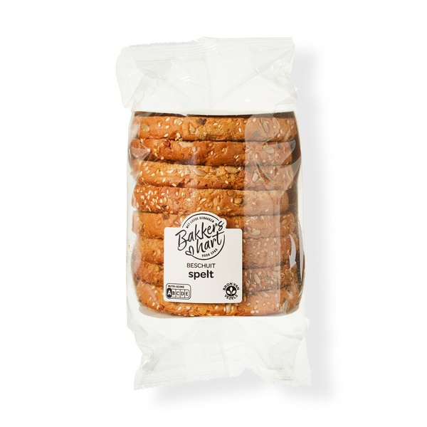 BAKKERSH spelt beschuit 8 stuks 184 GR