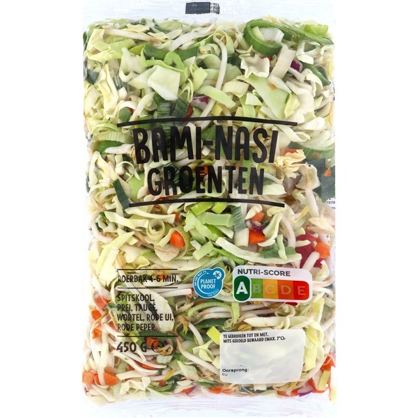 Bami nasi groenten 450 GR