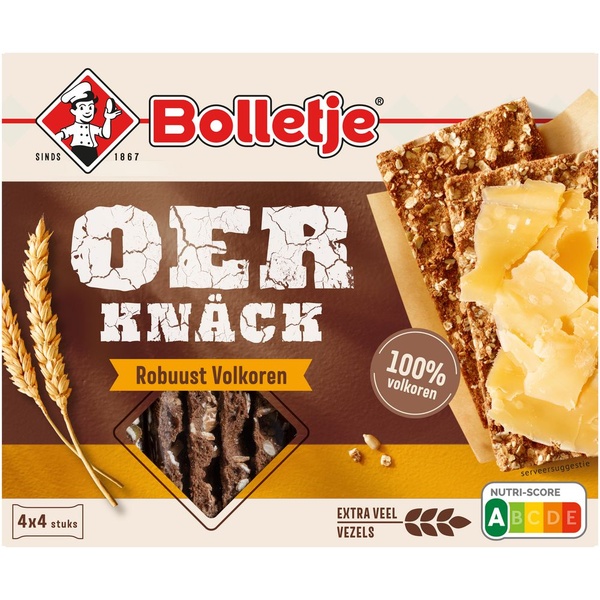 BOLLET oerknack robuust volkoren 300 GR