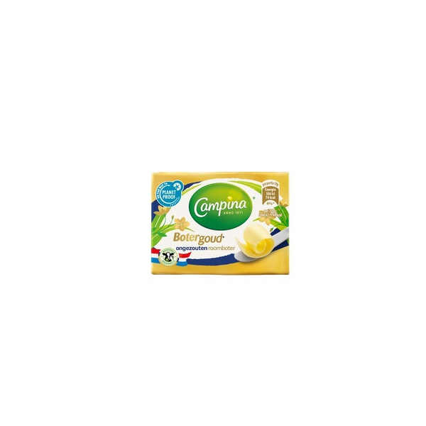 CAMPINA roomboter      ongezouten. 125 GR