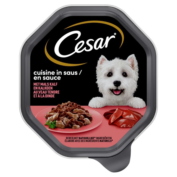CESAR kalf en kalkoen in saus 150 GR