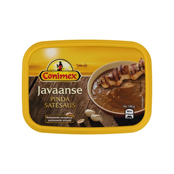 CONIMEX javaanse pinda satesaus. 292 GR