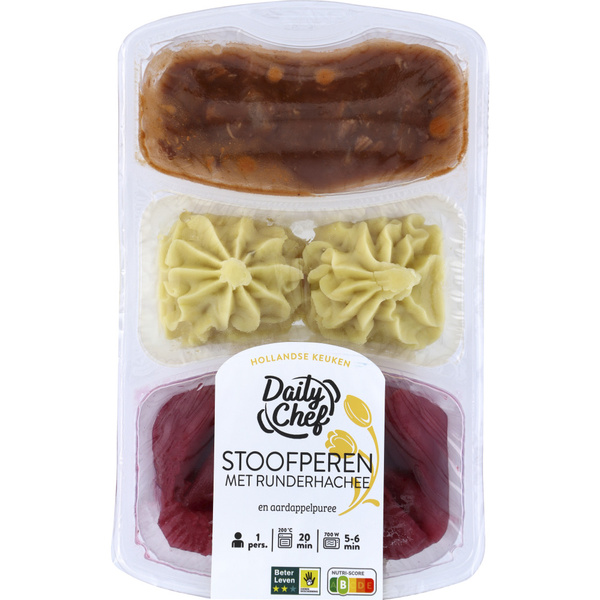DAILYCH stoofperen met runderlapje 500 GR