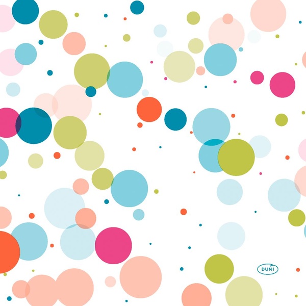 DUNI servetten fest bubbles 20 ST