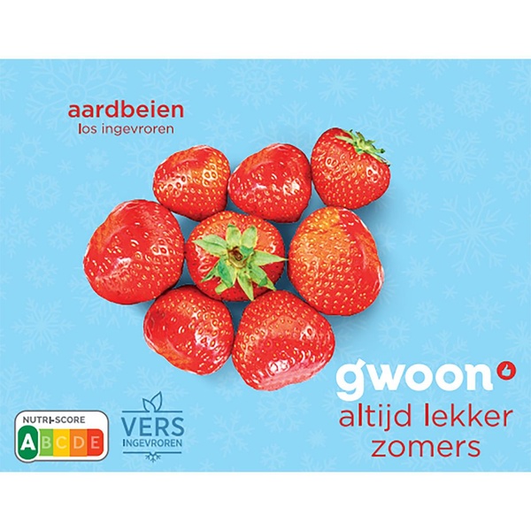 G'WOON aardbeien 225 GR
