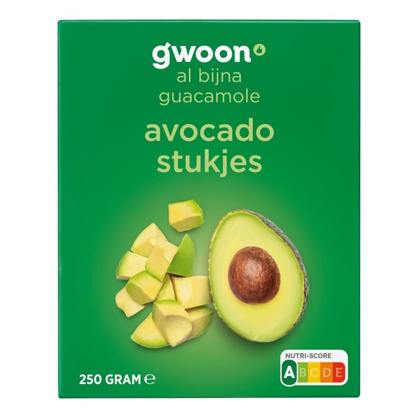 G'WOON avocado blokjes 250 GR