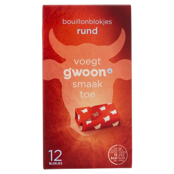 G'WOON bouillonblok   rund 120 GR