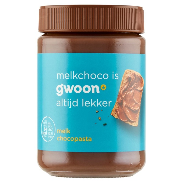 G'WOON melk chocopasta 400 GR