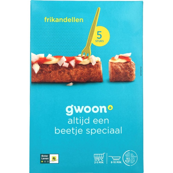 G'WOON frikandellen 350 GR