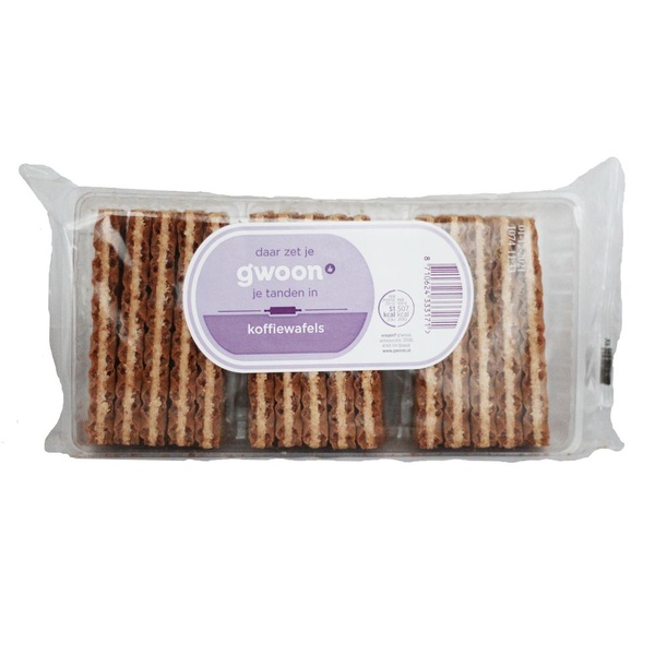 G'WOON koffie wafels 150 GR