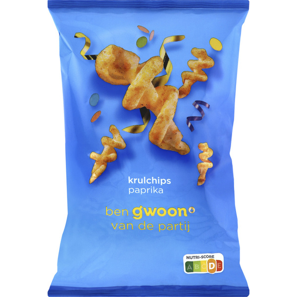 G'WOON krulchips paprika 150 GR