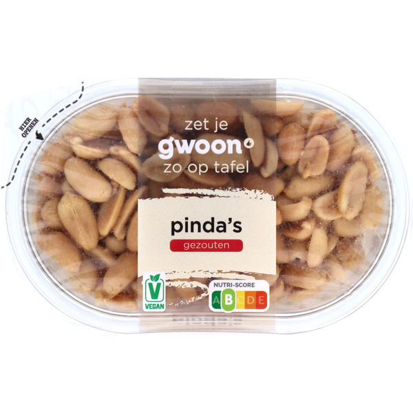 G'WOON pinda's gezouten 275 GR