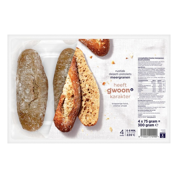 G'WOON pistolet meergr rustiek 300 GR