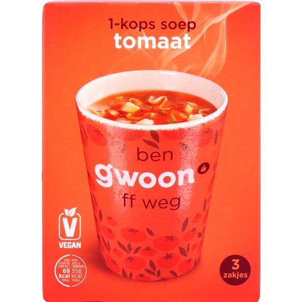 G'WOON 1 kops soep tomaat 54 GR