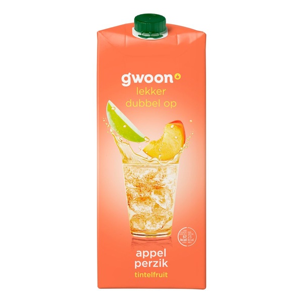 G'WOON tintelfr appel perzik 1.5 ML