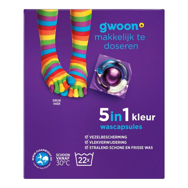 G'WOON wascapsules kleur 22 ST