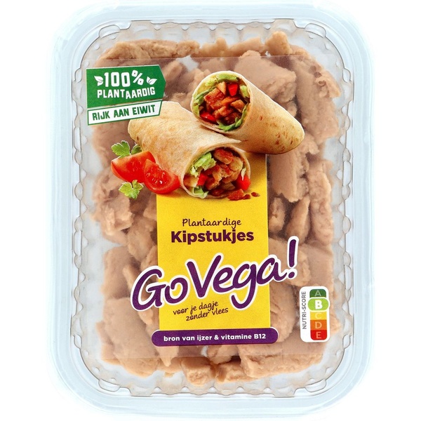 GOVEGA plantaardige kipstukjes 175 GR