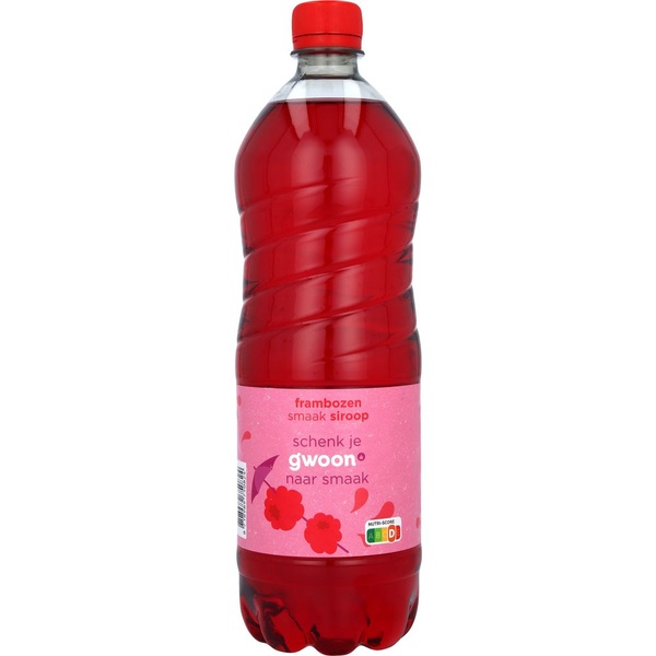 G'WOON siroop framboos 1 LT