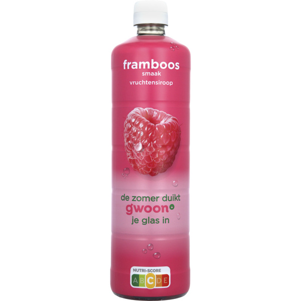 G'WOON siroop framboos 750 ML