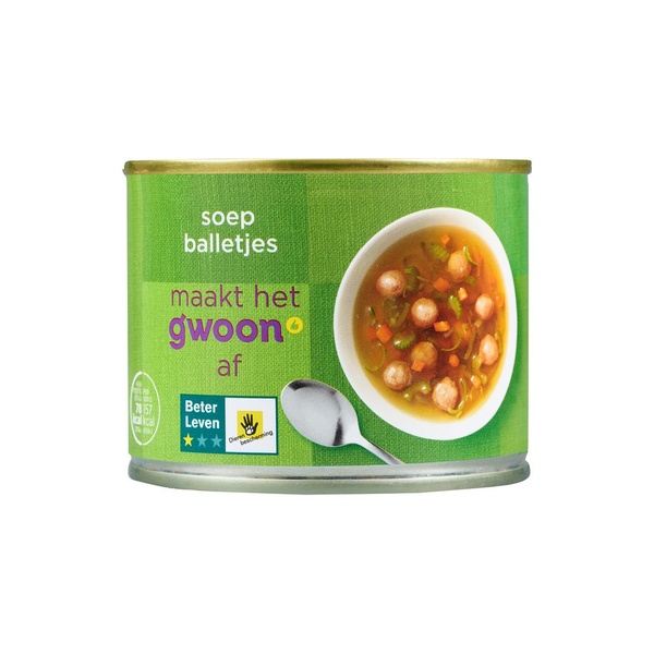 G'WOON soepballetjes 200 GR