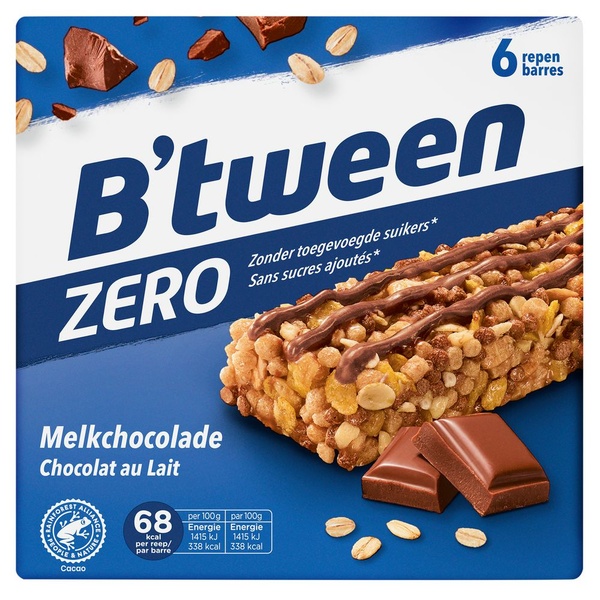 HERO b'tween zero melkchocolade 120 GR